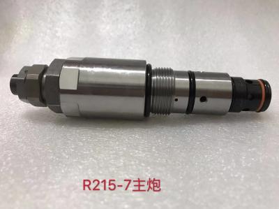 China Peças sobressalentes hidráulicas principais da válvula de alívio da escavadeira para máquinas de construção R215-7 à venda