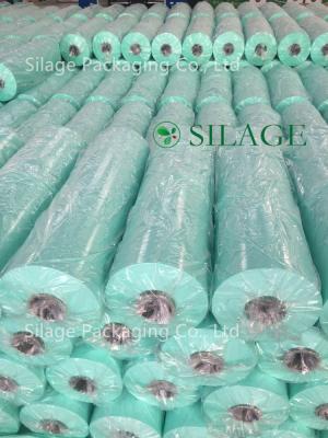 China Green 750mm*1500m Blown Silage Film for UK for sale