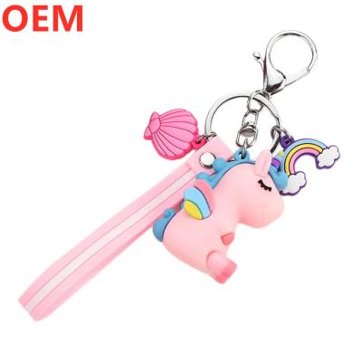 China Custom 3d Plastic Creative Cartoon Key Ring Keychain OEM Factory Wholesale Plastic Cartoon Keychain for sale