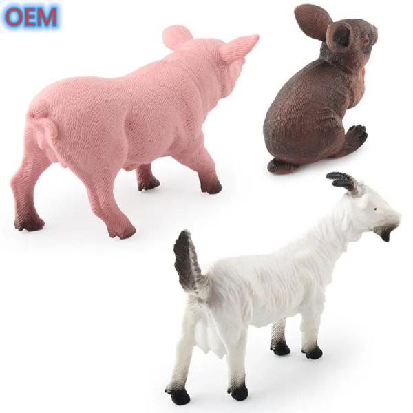 Quality Large Custom Plastic PVC Wild Animal Figures Toys For Toddlers OEM Design for sale