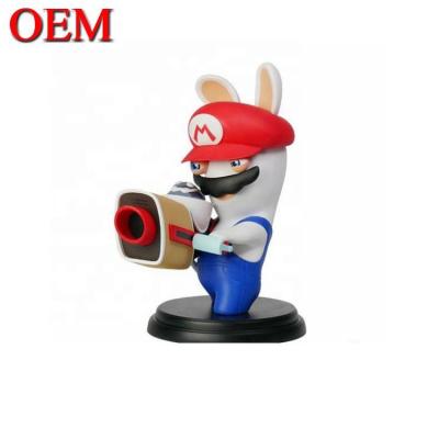 China Marvel Anime Figure Assembling Toys Cute White Rabbit Action Figure Pvc Freddy Toys for sale