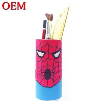 Quality Custom Made Movie Star Spiderman Plastic Popcorn Container Bucket with Lid for sale