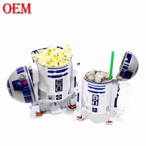 Quality Custom Made Printed Movie Star Plastic Popcorn Container Bucket with Lid for sale