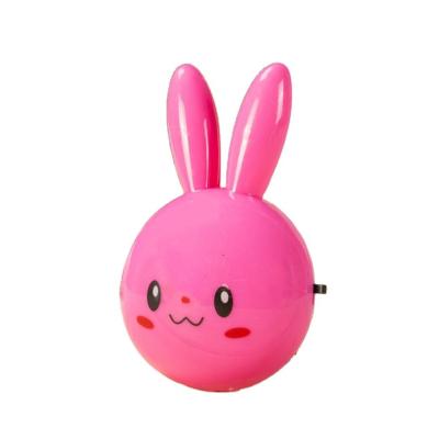 China LED Cartoon Rabbit Night Lamp Switch ON/OFF Wall Light Bedside Lamp For Children Kids Baby Gifts for sale