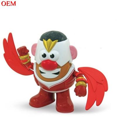 China Toy manufacture custom toy design OEM PVC Movie Character Potato Head 3D Toy custom action figure for sale