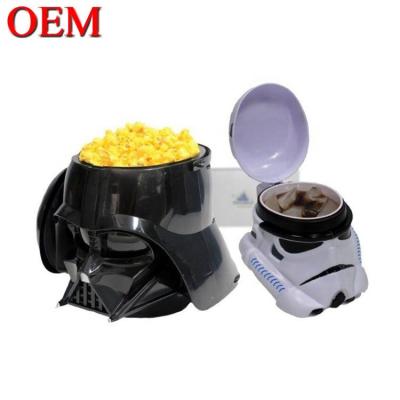 China Fabricante personalizado Popcorn balde de plástico de cliente Teatro Popcorn balde personalizado de cartão animado de plástico balde de popcorn à venda