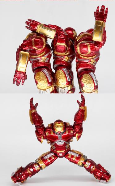 Quality Custom Iron Hero Hulkbuster Armor Man Joints Movable Dolls Mark With LED Light for sale