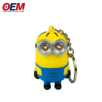 China OEM Custom Made Plastic Key Chain Minio N Key Chain For Promotion for sale