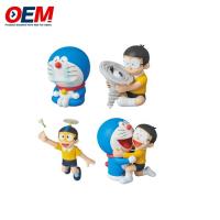 Quality Custom Doraemon Doll Toy Plastic Cartoon Character 3D Toy for sale