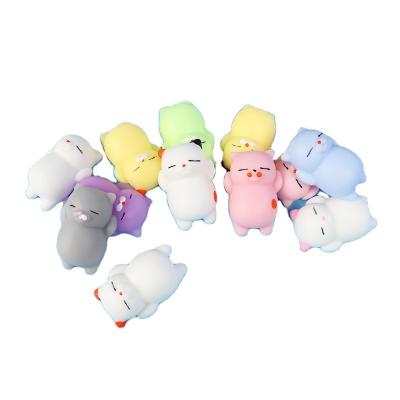 Китай Животное Антистрессовое слизистое сжатие Игрушки Смешные Игрушки Мини Мочи Сквизи игрушка для детей продается