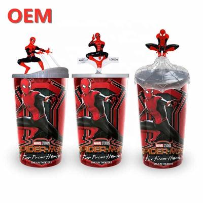 China OEM Customized DC Straw Cup Cartoon Drink Cup Keychain Accessories for sale