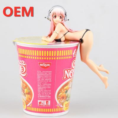 China OEM Customized 3D Sexy Action Figures press-hand cup Beautiful Sexy Anime Girl Figure en venta