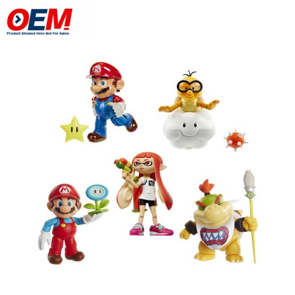 Quality Mini Figures Supreme PVC Action Figure Model 6pcs Set Mario Toy Manufacturer for sale