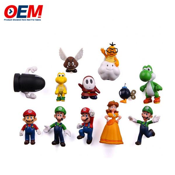 Quality Mini Figures Supreme PVC Action Figure Model 6pcs Set Mario Toy Manufacturer for sale