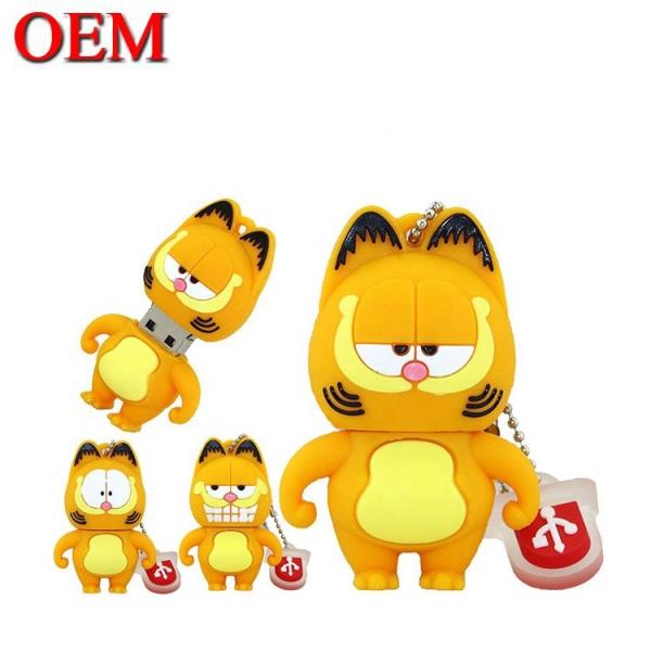 Quality Manufacturer OEM Plastic Lazy Cat Toy Figure For Play Custom PVC 3D Anime for sale