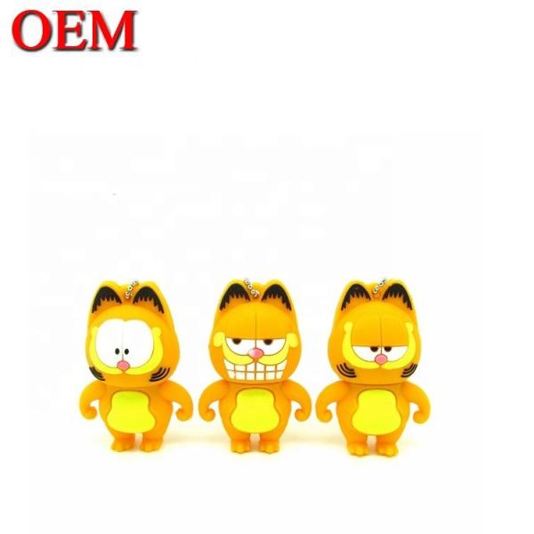 Quality Manufacturer OEM Plastic Lazy Cat Toy Figure For Play Custom PVC 3D Anime for sale