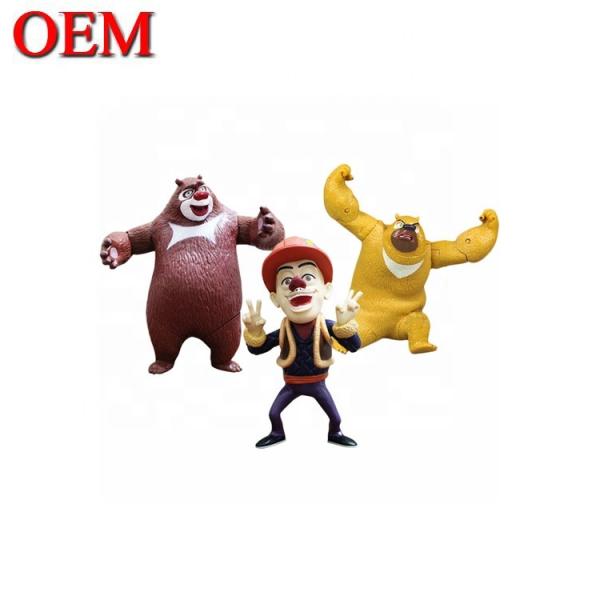 Quality Manufacturer Made Plastic Classic Movie Bear Character Kid Toy for sale