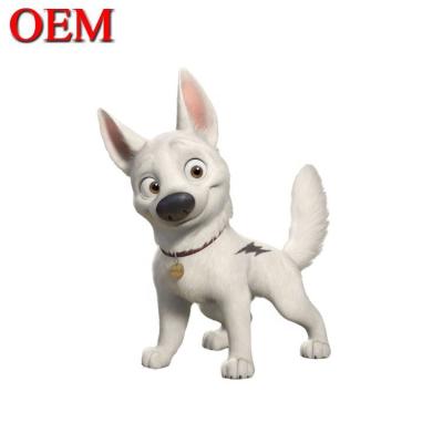 China Juguete de película de plástico personalizado Figura de perro Bolt moderno en venta
