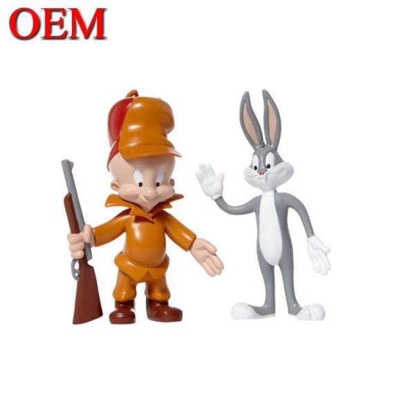 Quality Manufacturing Cartoon Custom Plastic Bendable Toy Figure 3D Model Flexible Toy for sale