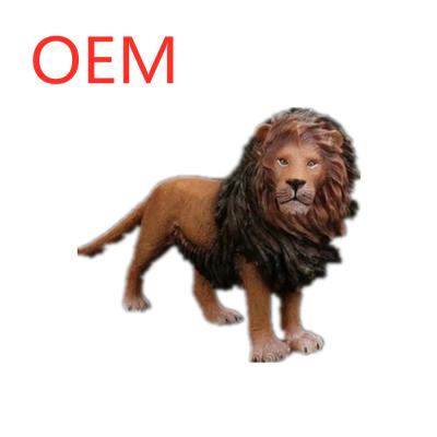 China OEM 3D Cartoon Plastic Figures Action Animals Toys With Lion for sale