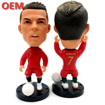 China OEM Customized  Popular 3D Plastic Football Players Action Figures à venda