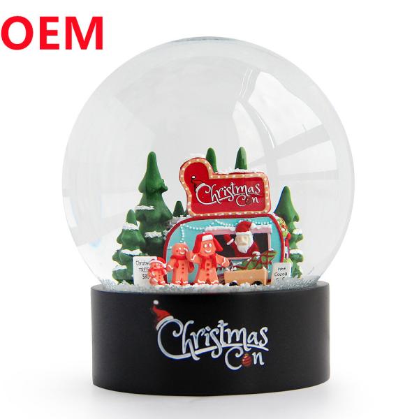 Quality Custom Polyresin Princess Light Up Water Globe Princess Snow Globe With Musical for sale