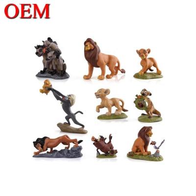 China Pvc Kid Toys Animation Cartoon Model Simba Small Lion King Figure for sale
