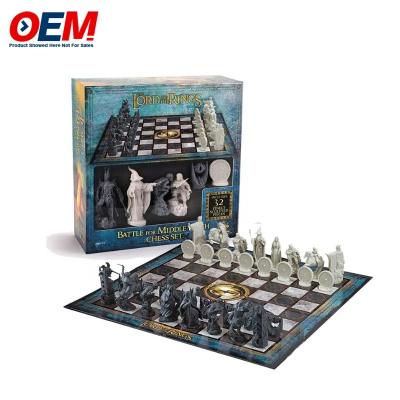China Customized plastic character figure table toys risk/chess/educational/business/drinking/ board game with box for sale