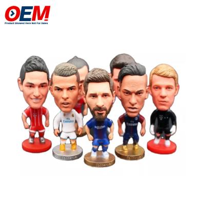 China CustomG0104 XT1003 New Famous Football Player Neymar Messi Ronaldo Suarez Character Mini Block Figure Plastic Toy à venda