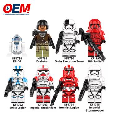 China Mini Star Figures World Movie Character Building Blocks Kids Toys for sale