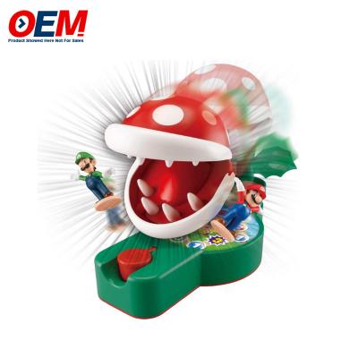 China Games Teeth Super Mario Piranha Plant Escape Made Tabletop Action Game for Ages 4+ with 2 Collectible Super Mario Action Figures for sale