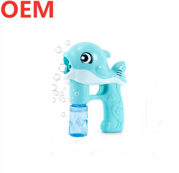 Quality OEM Customized 3D Cartoon Mini Hand Held Bubble Blowing Machine Portable Bubble for sale