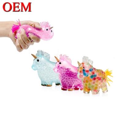 China OEM Squishy Stress Balls Toy OEM Color Changing Gel Stress Ball Made TPR Silicone Toy For Kids for sale