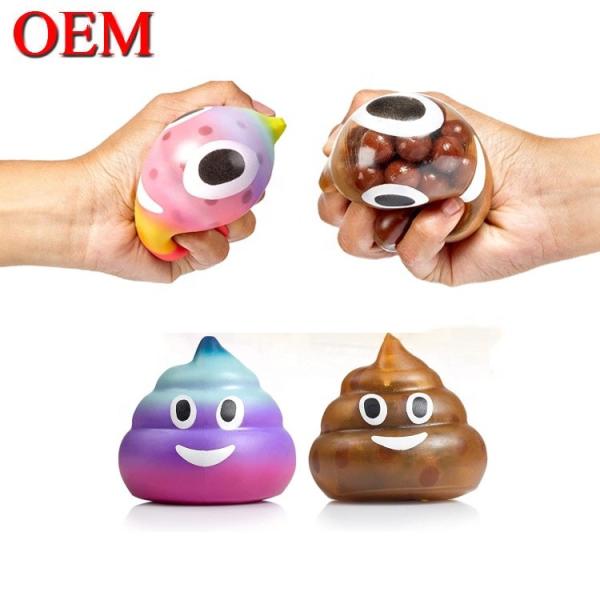 Quality OEM Squishy Stress Balls Toy OEM Color Changing Gel Stress Ball Made TPR for sale