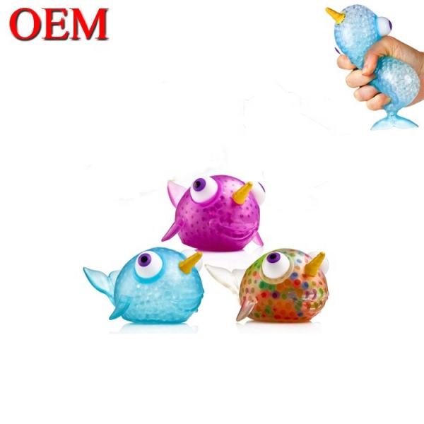 Quality OEM Squishy Stress Balls Toy OEM Color Changing Gel Stress Ball Made TPR for sale