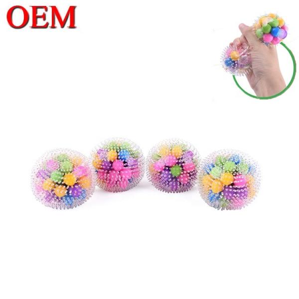 Quality OEM Squishy Stress Balls Toy OEM Color Changing Gel Stress Ball Made TPR for sale