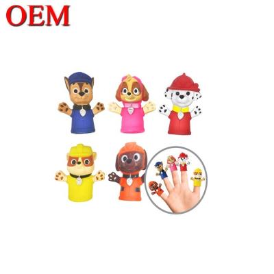 Quality 3D Plastic Figure Finger Puppet Toys OEM Hand Play Toy For Kid Custom Plastic for sale