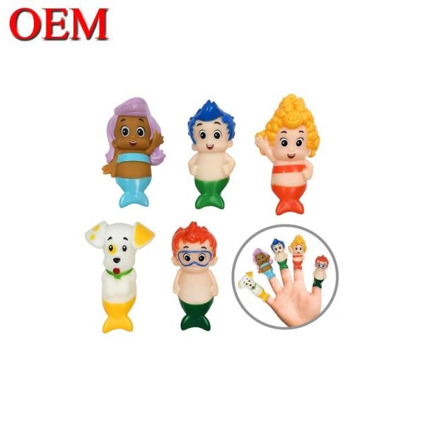 Quality 3D Plastic Figure Finger Puppet Toys OEM Hand Play Toy For Kid Custom Plastic for sale