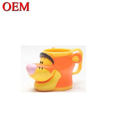 China Custom Hight Quality Eco-friendly 3d Figure Cup Ice Cute Cartoon Toy Cream Mug For Child for sale