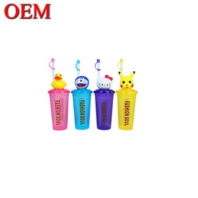 China Custom manufacturer custom plastic pvc vinyl toys Customized  Plastic Cup Micky Mugs for sale