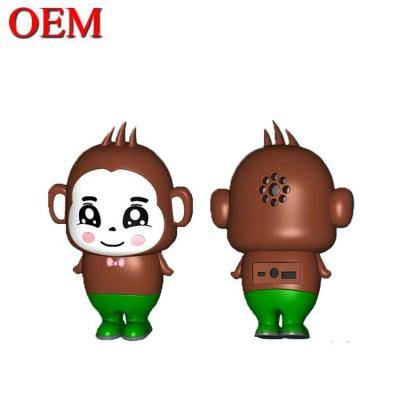 Quality Custom Mini Figure Toy Portable Bluetooth Speaker OEM Cute Cartoon Music Player for sale