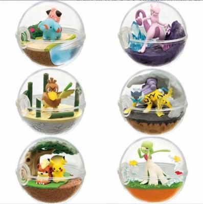China Factory Custom 3D New Design Re-ment Terrarium Pokeball Collection for sale