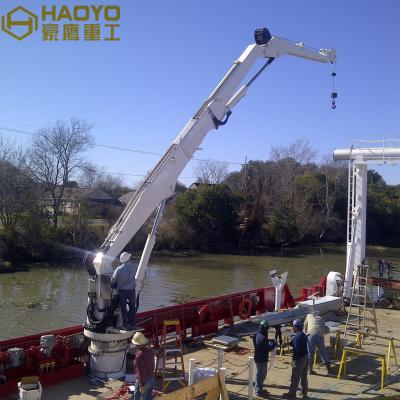 China Marine Ship Used Knuckle Boom Deck Jib Crane Marine Ship Crane for sale