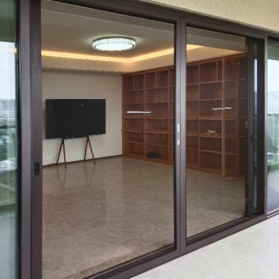 China Hennesa Powder Coated Aluminum Sliding Doors With Fly Screen for sale