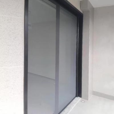 China DIY-Aluminiumrahmen-Rollen-Eingangstür mit Fliegengitter-einfaches geeignetes Fenster-Fliegengitter H2 zu verkaufen
