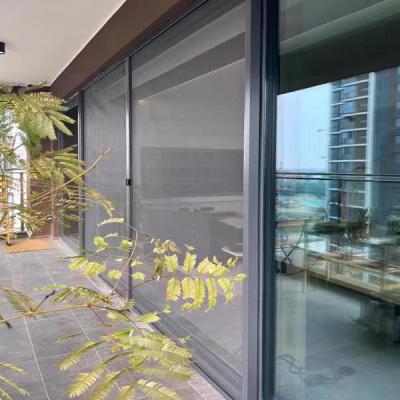 China 48 Multi Function Network Roller Retractable Screen Door Systems H2 for sale