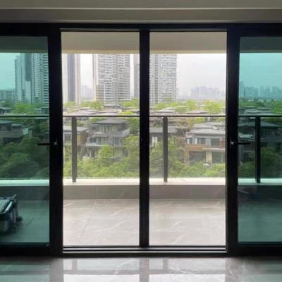 China Adjustable Torsion Retractable Screen Door Systems Mosquito Fly Screen for sale