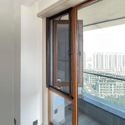 China Aluminum Windows Single Hung Aluminium Alloy Doors And Windows With Screen Black/White/Customed Color for sale