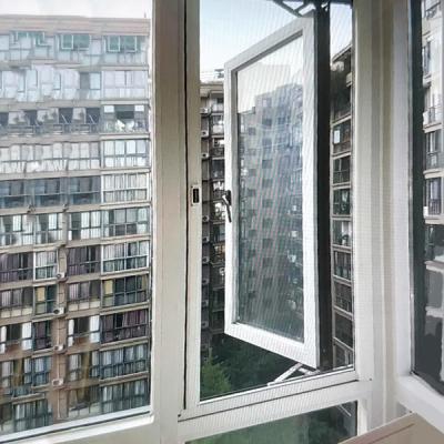 China 1.8mm Aluminiumstärke einzelner Hung Windows Aluminum Casement Window zu verkaufen