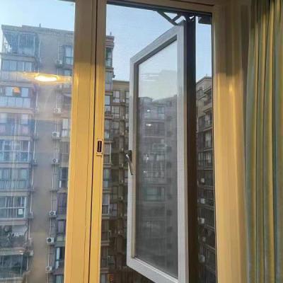 China Aluminiumlegierungs-Rahmen-Glas einzelner AluminiumHung Windows Electrophoresis zu verkaufen